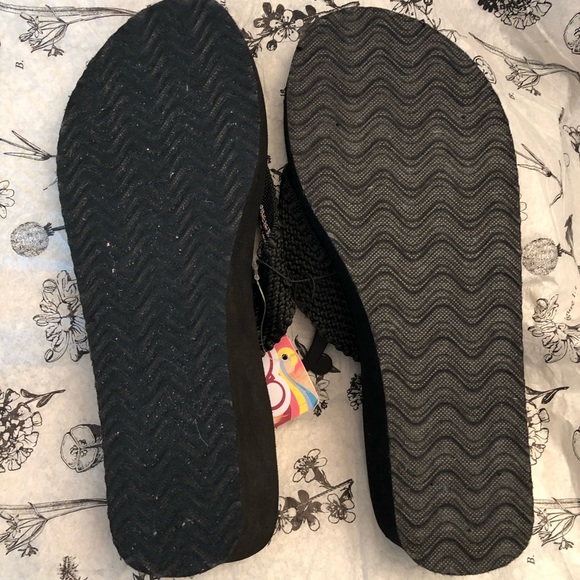 OP ocean pacific Womens Black Flip Flop Sandals - Picture 7 of 8